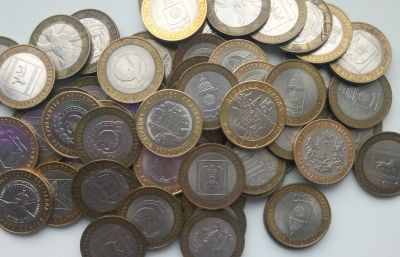 Лот: 17005412. Фото: 1. Десятки Биметалл 60 штук лотом. Россия после 1991 года