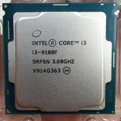 Лот: 15303859. Фото: 1. Процессор Intel I3-9100F (4 потока... Процессоры