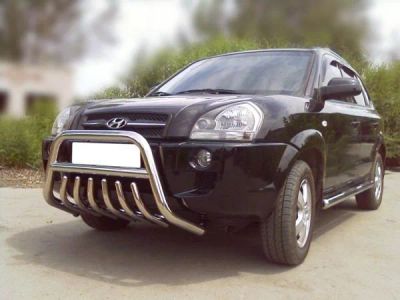 Лот: 14109646. Фото: 1. Кенгурин Hyundai Tucson 2004-2010. Детали тюнинга