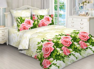 Лот: 16277075. Фото: 1. Постельное белье 2х сп с евро... Постельное бельё