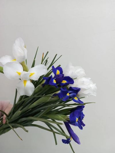 Лот: 25556099. Фото: 1. ирисы цветы. Искусственные и сувенирные цветы