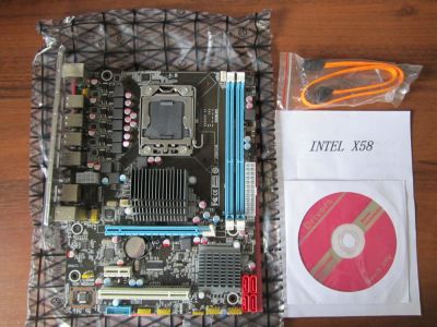 Лот: 9752334. Фото: 1. Продам Huanan X58 Lga 1366 USB... Материнские платы