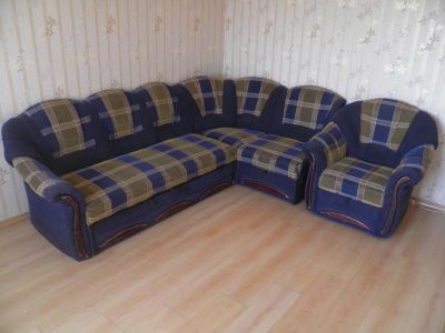 Лот: 4256531. Фото: 1. Диван угловой. Кресла, пуфы