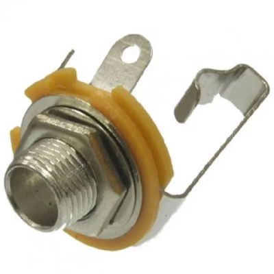 Лот: 19833697. Фото: 1. Разъем Audio Jack 6.3 моно, гнездо... Разъёмы