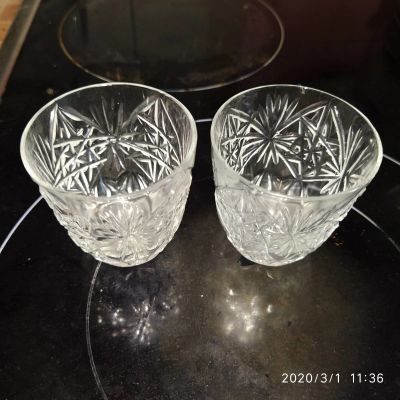 Лот: 15584316. Фото: 1. 5 хрустальных стопок. Рюмки, стопки