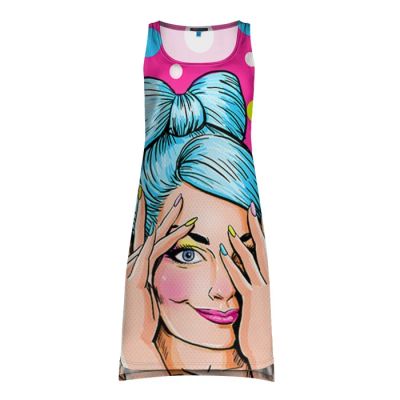 Лот: 11823163. Фото: 1. Платье-майка 3D "POP ART - Retro... Платья
