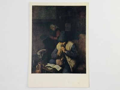 Лот: 23298643. Фото: 1. Адриант ван Остаде. Флейтист... Открытки, конверты