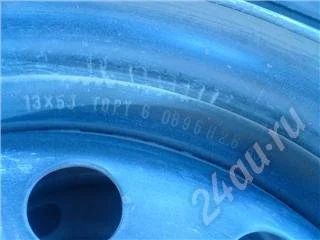 Лот: 42337. Фото: 1. Две штамповки 4х100 R13 + резина... Красноярск