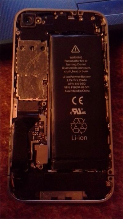 Лот: 7935794. Фото: 1. iphone 4 16Gb черный на запчасти... Смартфоны
