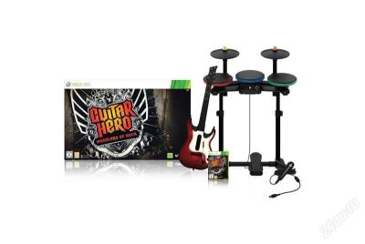 Лот: 1538882. Фото: 1. xbox360 гитара + барабаны+ микрофон... Разное