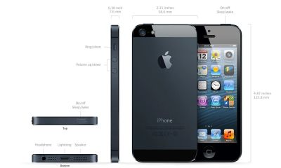 Лот: 3158296. Фото: 1. iPhone 5 16GB black MD297RR. Смартфоны