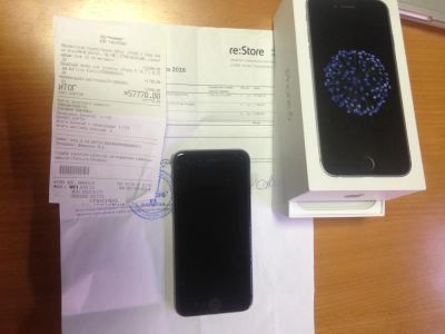 Лот: 7110458. Фото: 1. iPhone 6 Space Gray 64Gb РСТ. Смартфоны