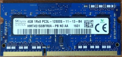 Лот: 18388180. Фото: 1. Оперативная память 4Gb DDR3L HMT451S6BFR8A. Оперативная память