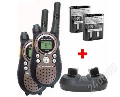 Лот: 361552. Фото: 1. Motorola Talkabout T5622 (комплект... Рации, радиостанции