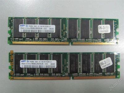 Лот: 1006891. Фото: 1. Оперативная память 1Gb DDR PC3200... Оперативная память