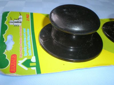 Лот: 4466663. Фото: 1. Ручка пластмассовая чёрная для... Сковороды и сотейники