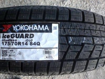 Лот: 19436692. Фото: 1. шины 175/70 R14 Yokohama Ice Guard... Шины