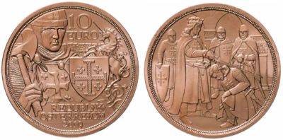 Лот: 18740079. Фото: 1. 10 евро 2019 г Австрия, Герцог. Германия и Австрия