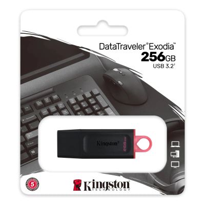 Лот: 23535825. Фото: 1. Флешка USB 3.2 256Gb Kingston... USB-флеш карты