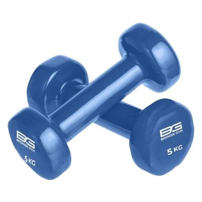 Лот: 24534763. Фото: 1. Гантели Bronze Gym виниловые... Гантели