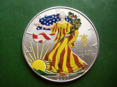Лот: 25257063. Фото: 1. 1 доллар 2007 г. США Шагающая... Америка