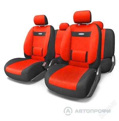 Лот: 2876700. Фото: 1. Чехлы "COMFORT" COM-1105 BK/RD... Чехлы, коврики, оплетки руля