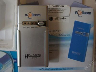 Лот: 1044924. Фото: 1. модем wellcom anydata adu-e100a. Проводные модемы