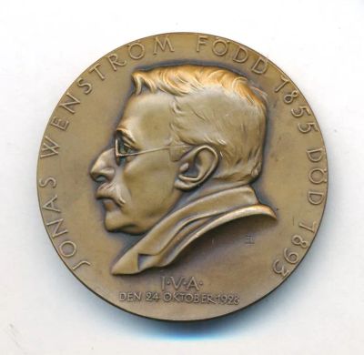 Лот: 21216340. Фото: 1. Швеция Медаль Йонас Венстрем На... Юбилейные
