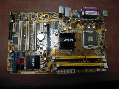 Лот: 4788282. Фото: 1. Мать Asus p5pl2, сокет 775. Полноценный... Материнские платы