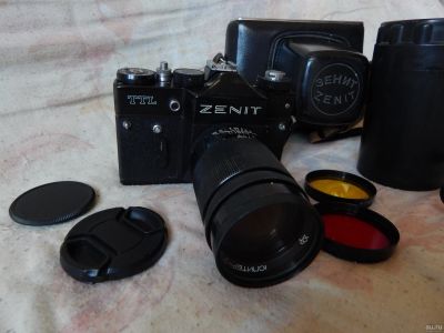 Лот: 16481819. Фото: 1. Zenit TTL + Юпитер 37А без диафрагмы. Объективы