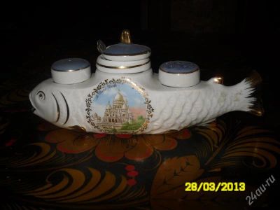 Лот: 2647447. Фото: 1. Набор для специй 19 см. Фарфор, керамика