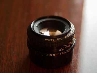 Лот: 6028989. Фото: 1. SMC Pentax-A 50mm f2 + по блиц... Объективы