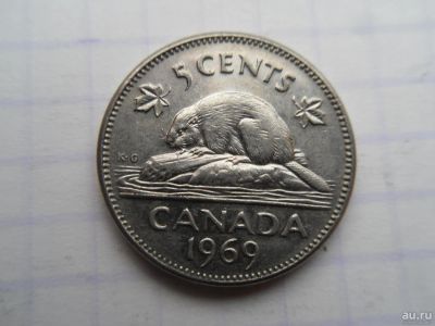Лот: 8615654. Фото: 1. Канада 5 центов 1969. Америка