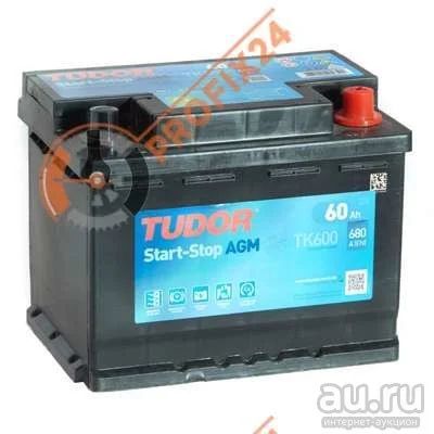 Лот: 13288613. Фото: 1. Аккумулятор TUDOR AGM 70 А/Ч... Аккумуляторы