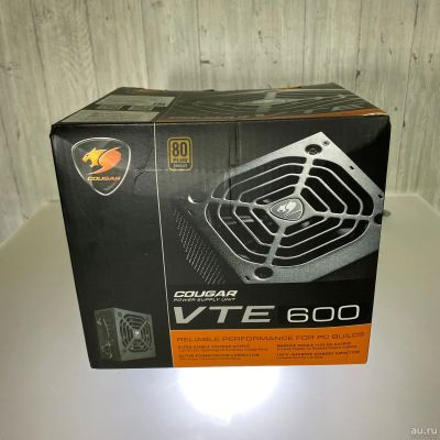 Лот: 16291483. Фото: 1. Блок питания cougar vte600 600W... Корпуса, блоки питания