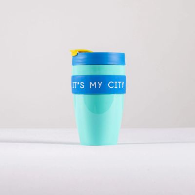 Лот: 16160545. Фото: 1. Бирюзово-синяя кружка «It's My... Сувенирные мелочи