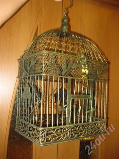Лот: 689955. Фото: 1. клетка для птиц. Домики, переноски, клетки, когтеточки