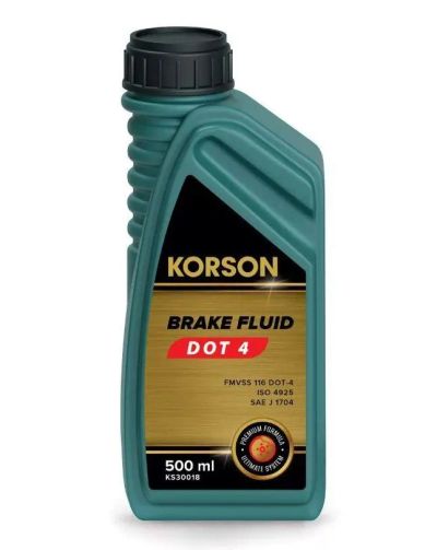 Лот: 21544532. Фото: 1. Тормозная жидкость Korson DOT-4... Масла, жидкости