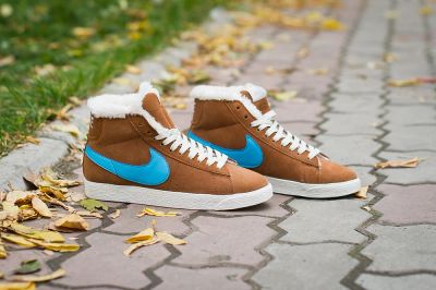 Лот: 8148345. Фото: 1. Зимние Кроссовки Blazer Nike... Кеды, кроссовки, слипоны