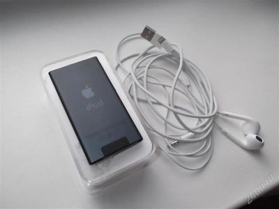 Лот: 2631260. Фото: 1. iPod Nano 7 7G 16GB Black Черный... Плееры