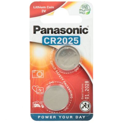 Лот: 24076218. Фото: 1. Батарейка Panasonic, CR2025, Power... Батарейки, аккумуляторы, элементы питания