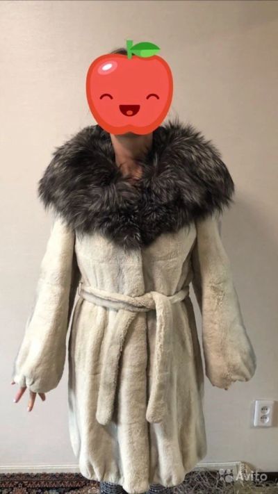 Лот: 15429594. Фото: 1. Шуба из меха чернобурки и бобра. Верхняя одежда