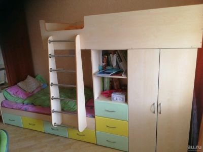 Лот: 13774903. Фото: 1. Кровать 2х ярусная. Детские кровати и кроватки