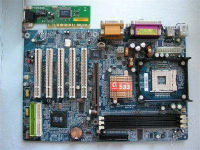 Лот: 217765. Фото: 1. Материнка Gigabyte P4 Titan 533. Материнские платы