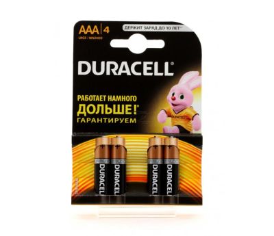 Лот: 7289727. Фото: 1. Батарейка LR03 Duracell Basic... Батарейки, аккумуляторы, элементы питания