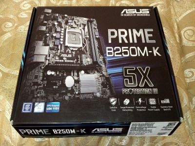 Лот: 15038314. Фото: 1. Материнская плата Asus Prime B250M-K. Материнские платы
