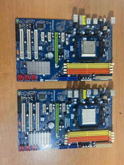 Лот: 19616694. Фото: 1. Материнская плата asrock k10n78d. Материнские платы