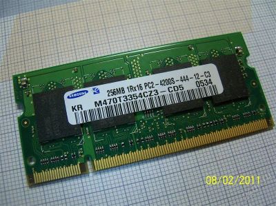 Лот: 760262. Фото: 1. DDR2 256 MB для ноутбука с рубля. Оперативная память