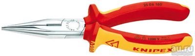 Лот: 8595079. Фото: 1. Длинногубцы 160 мм VDE Knipex... Ручной инструмент