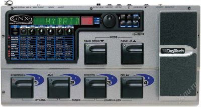 Лот: 1702147. Фото: 1. Гитарный процессор DigiTech GNX2... Гитарные эффекты и комбоусилители